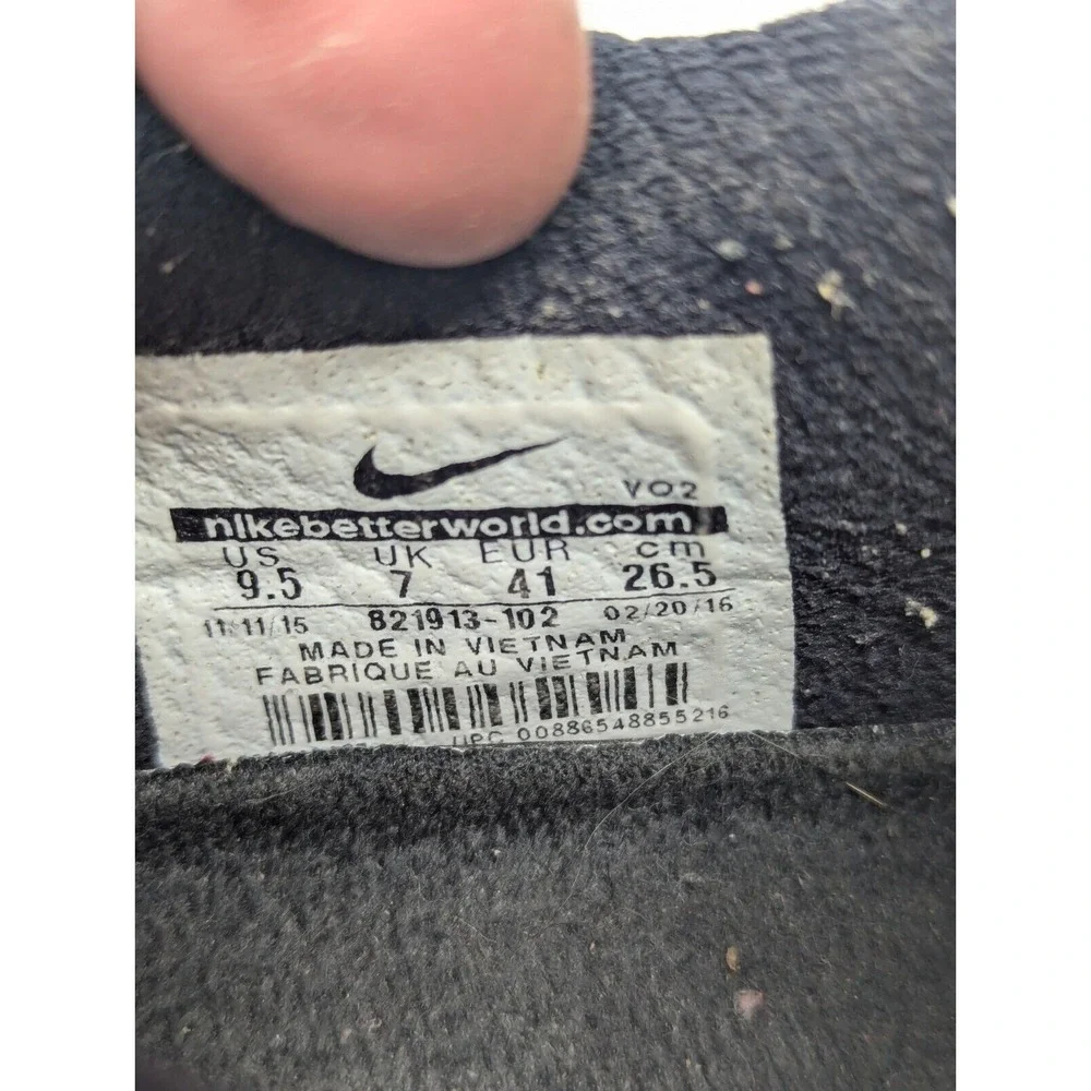 Nike Metcon 2 Amplify Mens 9.5 Training Shoes Black White Multicolor 821913-102